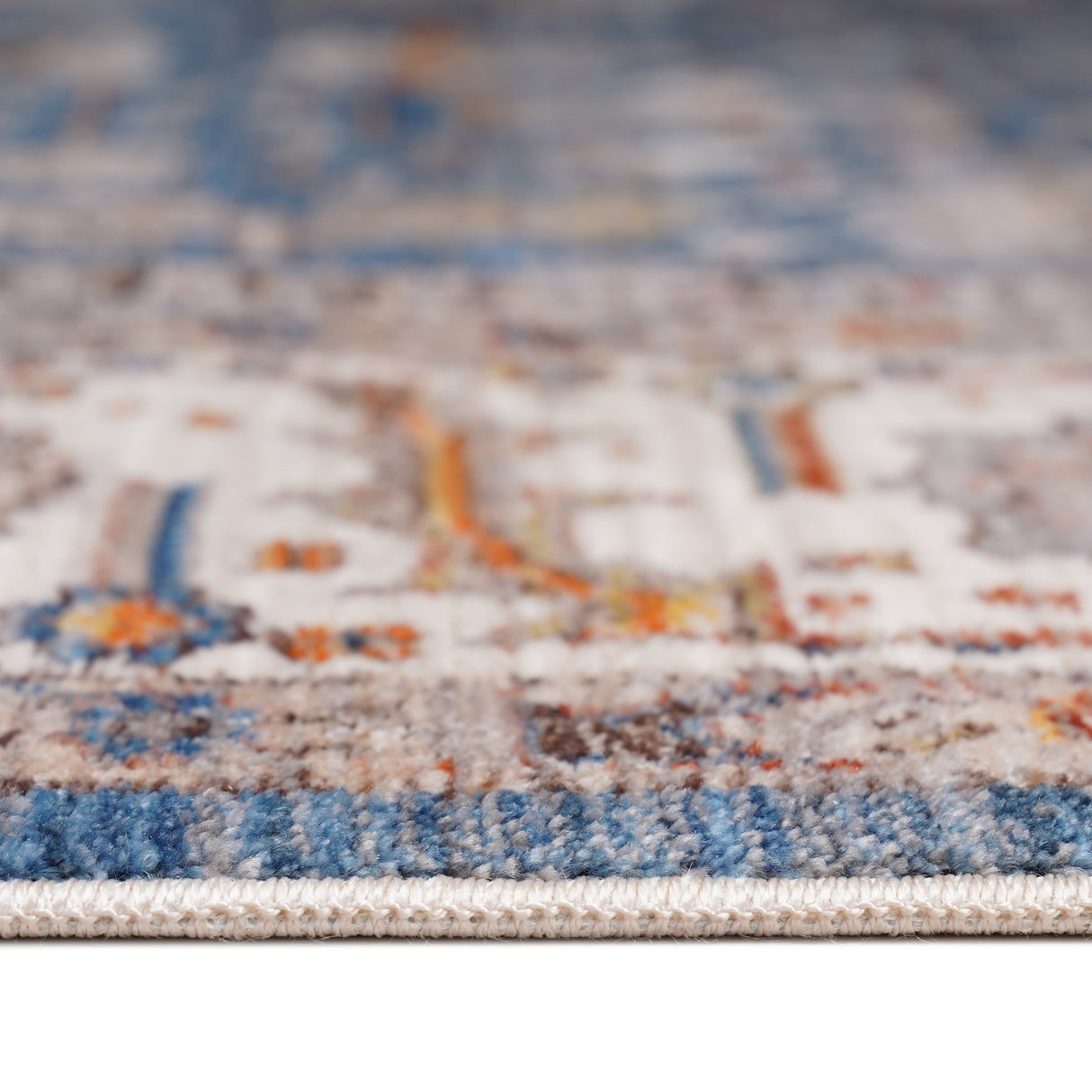 Amer Rugs ARC-5 Arcadia Oriental Design /Ivory Runner Rug, 2'7" X 10' Area Rug