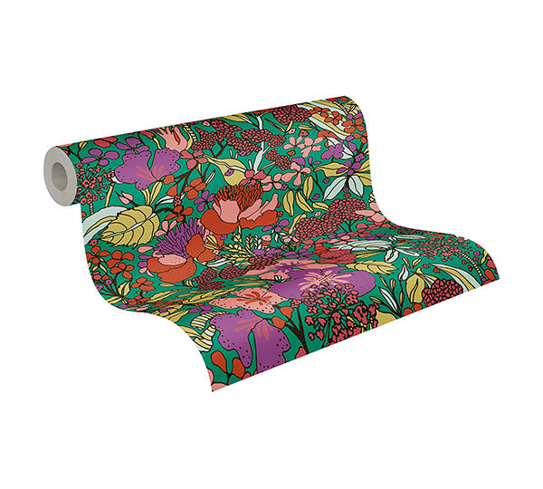 Eade’s Zetta Multicolor Floral Riot Wallpaper Multicolor