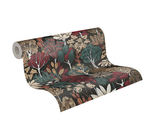 Eade’s Idris Black Forest Wallpaper Black