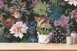 AS Creation AS381757 Althea Black Flower Garden Wallpaper