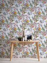 Eade’s Hollis Sky Blue Tropical Wallpaper Sky Blue