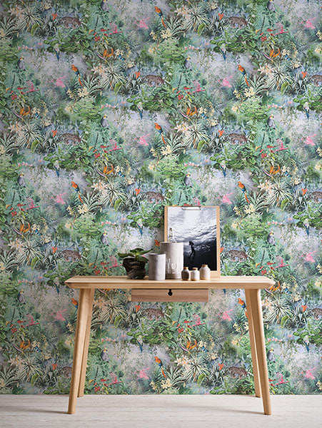 Eade’s Cordian Sky Blue Rainforest Landscape Wallpaper Sky B
