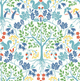 A-Street Prints AST3779 Leo White Tree Wallpaper