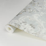 A-Street Prints AST4066 This Old Hudson Vintage Blue Rose Damask Wallpaper