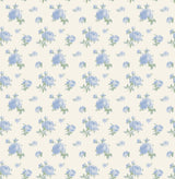 A-Street Prints AST4107 Ikat Rose Blue Small Print Wallpaper