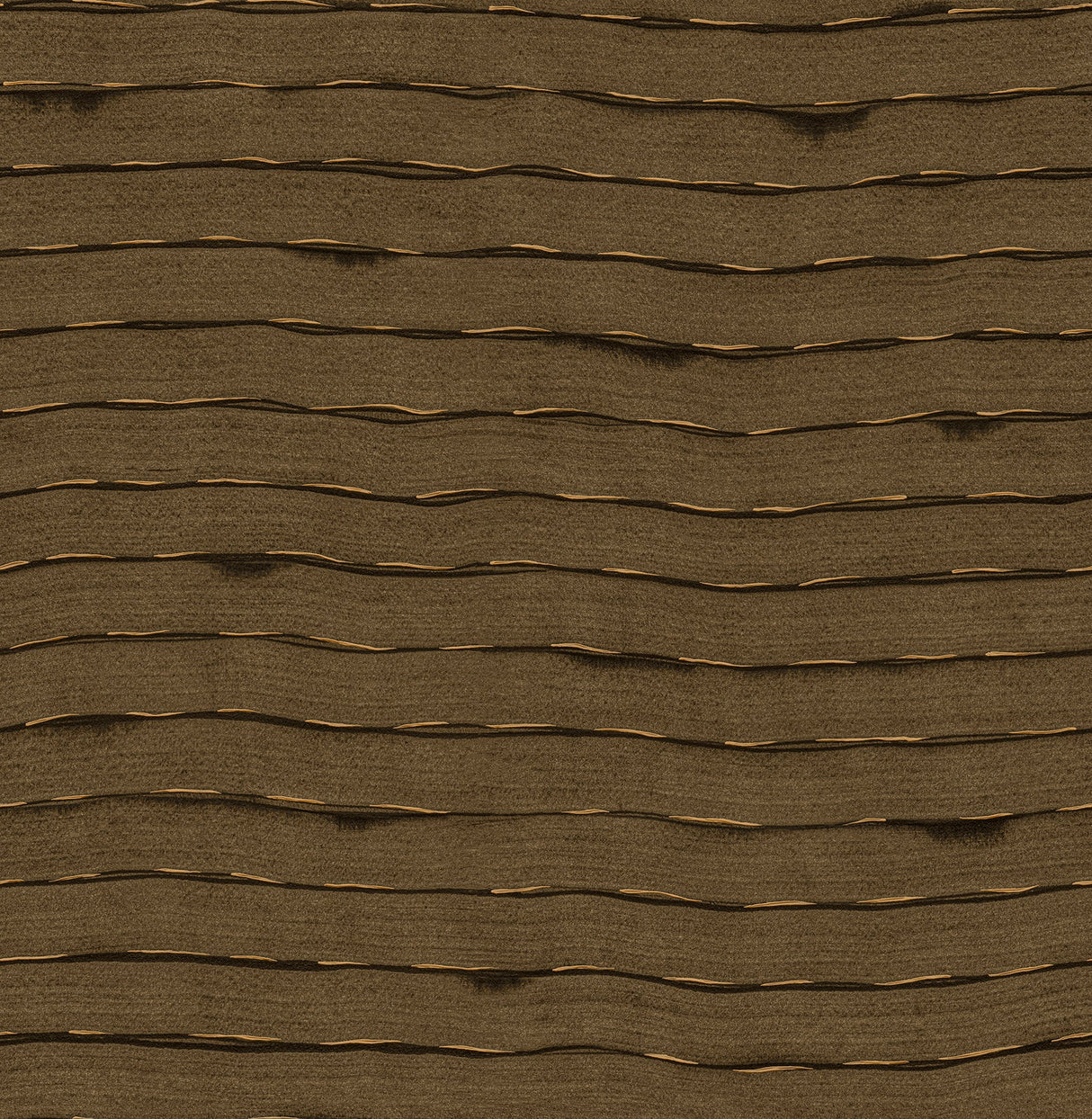 A-Street Prints AST4681 Naia Brown Horizontal Wavy Lines Wallpaper