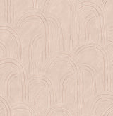 A-Street Prints AST4686 Cabo Pink Rippled Arches Wallpaper