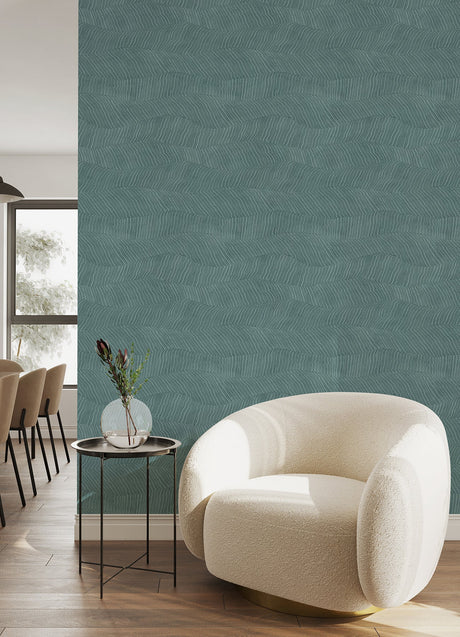 A-Street Prints AST4690 Drift Turquoise Abstract Landscape Wallpaper