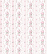 A-Street Prints AST6086 Dreamy Days Pink Parfait Stripe & Floral Wallpaper