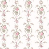 A-Street Prints AST6088 Rose Cheeks Party Pink Floral Cluster Wallpaper
