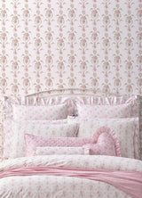 A-Street Prints AST6088 Rose Cheeks Party Pink Floral Cluster Wallpaper