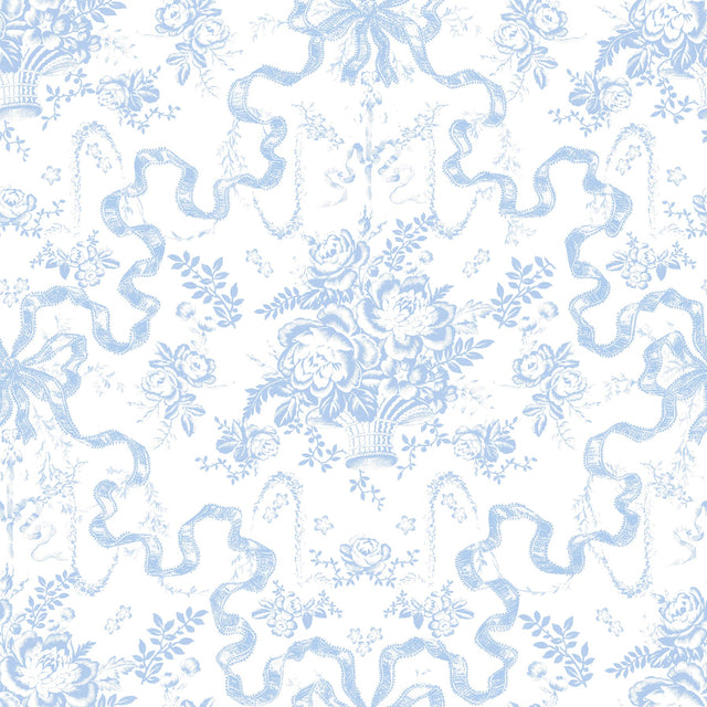 A-Street Prints AST6272 Fairytale Peony Toile Wallpaper - Eade's Wallpaper