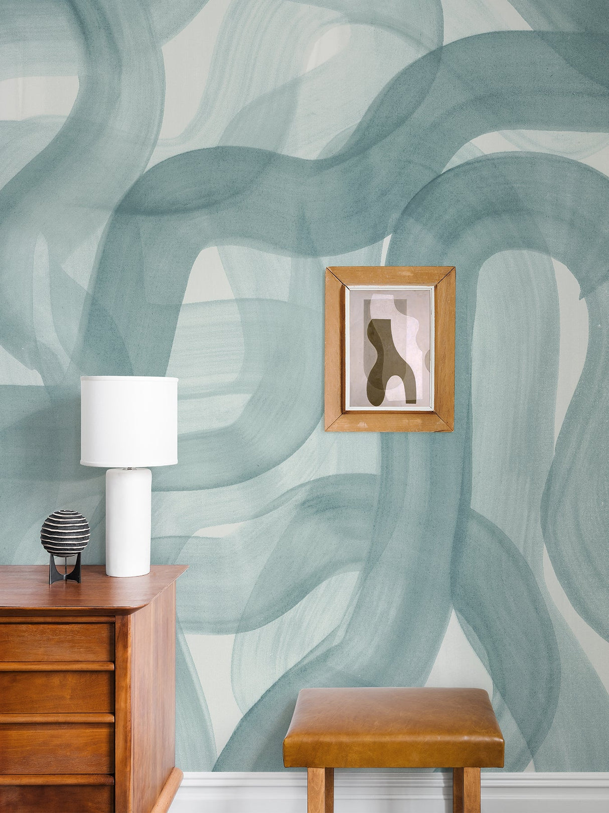 Karen Revis x A-Street Prints ASTM4173 Waves Seaglass Wall Mural