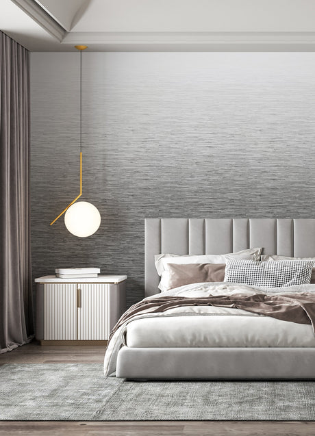 Katie Hunt x A-Street Prints ASTM5045 Mist Light Grey Ombre Wall Mural