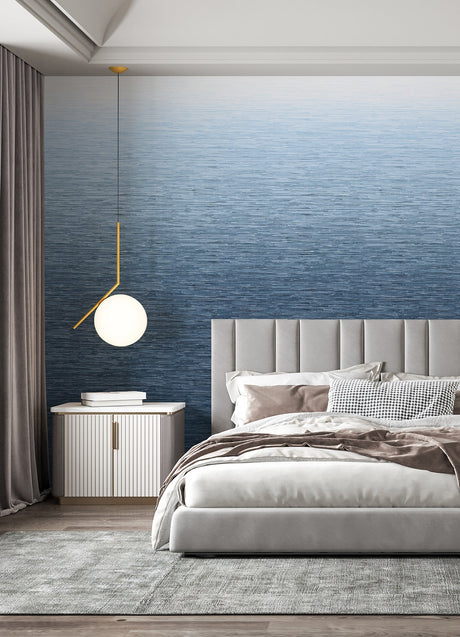 Katie Hunt x A-Street Prints ASTM5046 Into the Deep Dark Blue Ombre Wall Mural