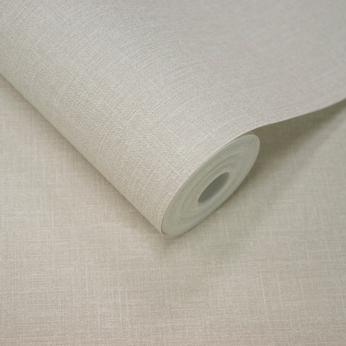 Galerie Atmosphere Textile Plain Cream Wallpaper AT1001