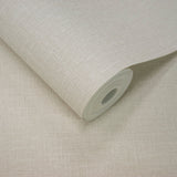 Galerie Atmosphere Textile Plain Cream Wallpaper AT1001