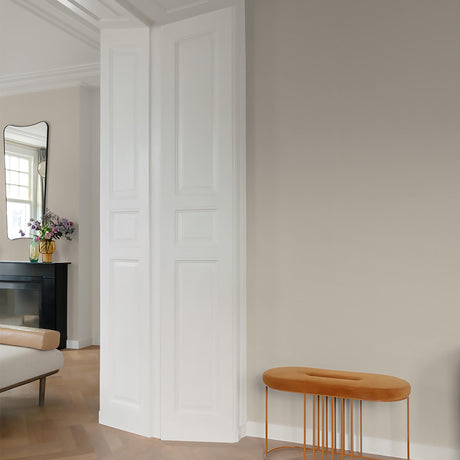Galerie Atmosphere Textile Plain Beige Wallpaper AT1005