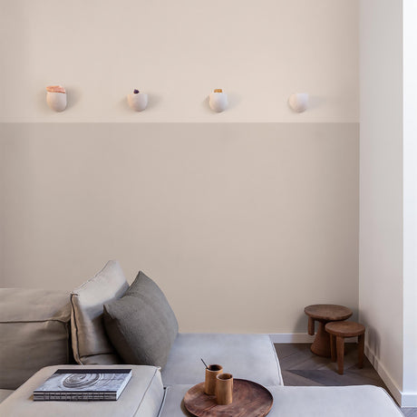 Galerie Atmosphere Textile Plain Beige Wallpaper AT1008