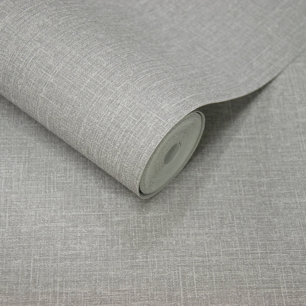 Galerie Atmosphere Textile Plain Grey Wallpaper AT1011