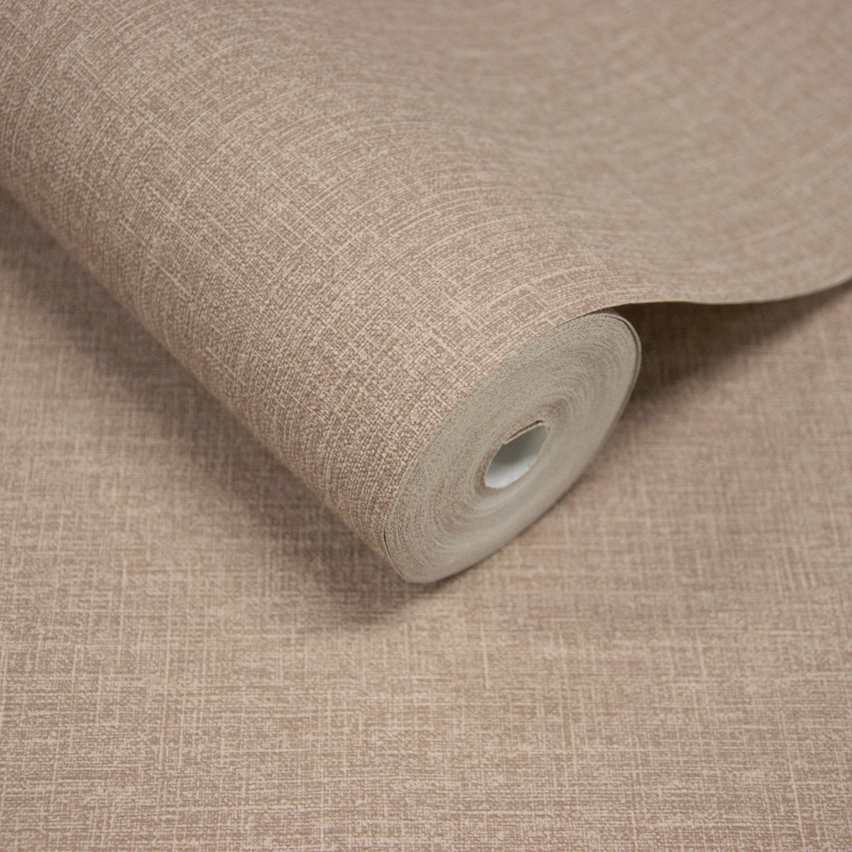 Galerie Atmosphere Textile Plain Brown Wallpaper AT1014