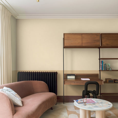 Galerie Atmosphere Textile Plain Beige Wallpaper AT1017
