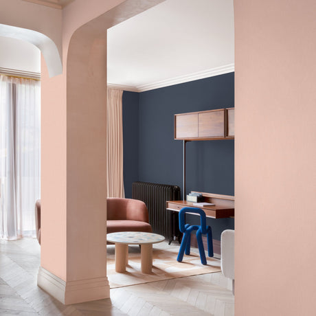 Galerie Atmosphere Textile Plain Pink Wallpaper AT1019