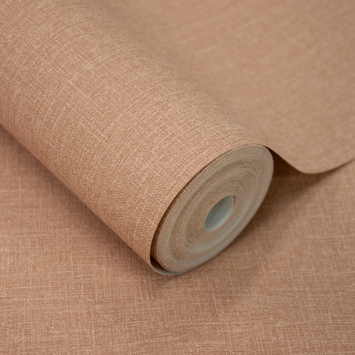 Galerie Atmosphere Textile Plain Orange Wallpaper AT1020