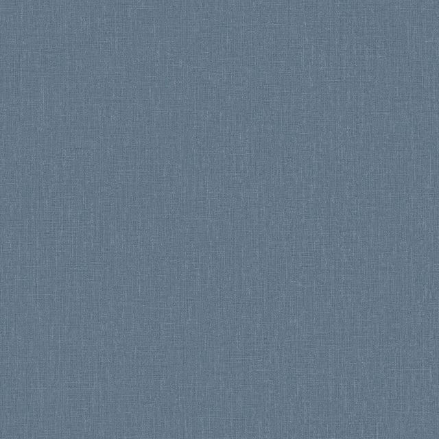 Galerie Atmosphere Textile Plain Blue Wallpaper AT1024