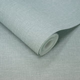 Galerie Atmosphere Textile Plain Blue Wallpaper AT1026
