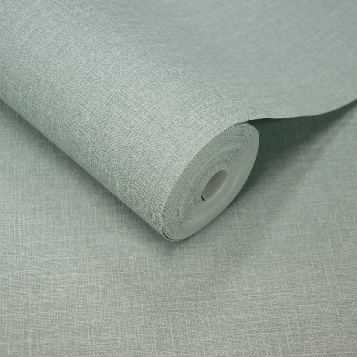 Galerie Atmosphere Textile Plain Blue Wallpaper AT1029