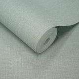 Galerie Atmosphere Textile Plain Blue Wallpaper AT1029