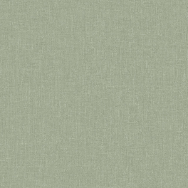 Galerie Atmosphere Textile Plain Green Wallpaper AT1031
