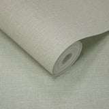 Galerie Atmosphere Textile Plain Green Wallpaper AT1032