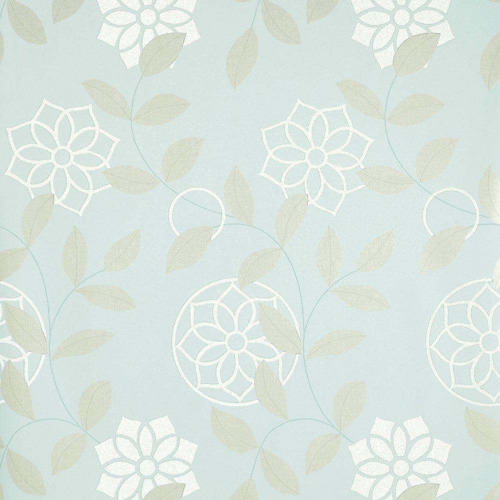 Anna French AT1406 BARAFUNDLE Aqua Wallpaper