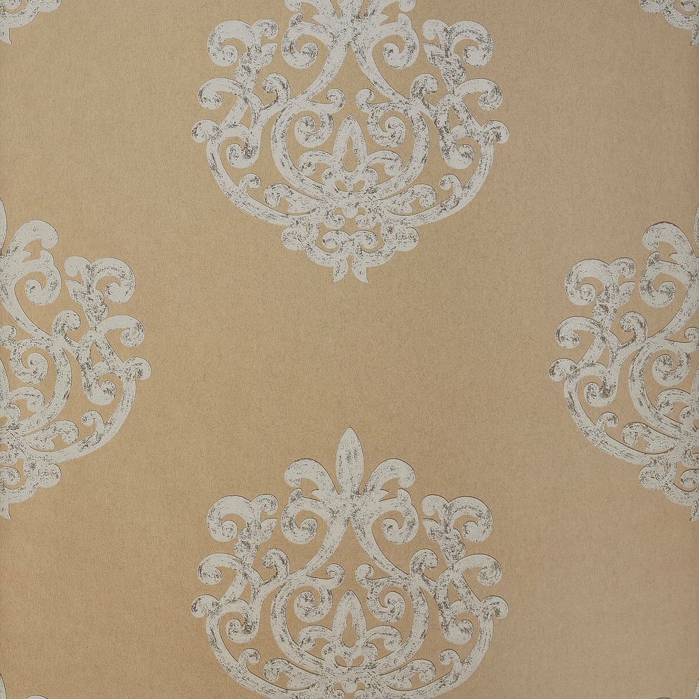 Anna French AT1451 ARRAN Metallic Gold Wallpaper