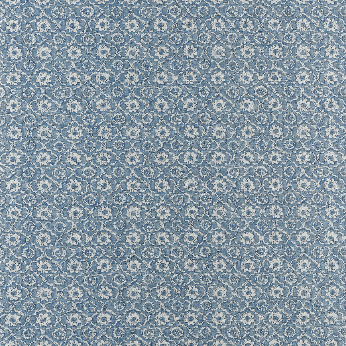Anna French AT16125 HOLLY TRELLIS Blue Wallpaper