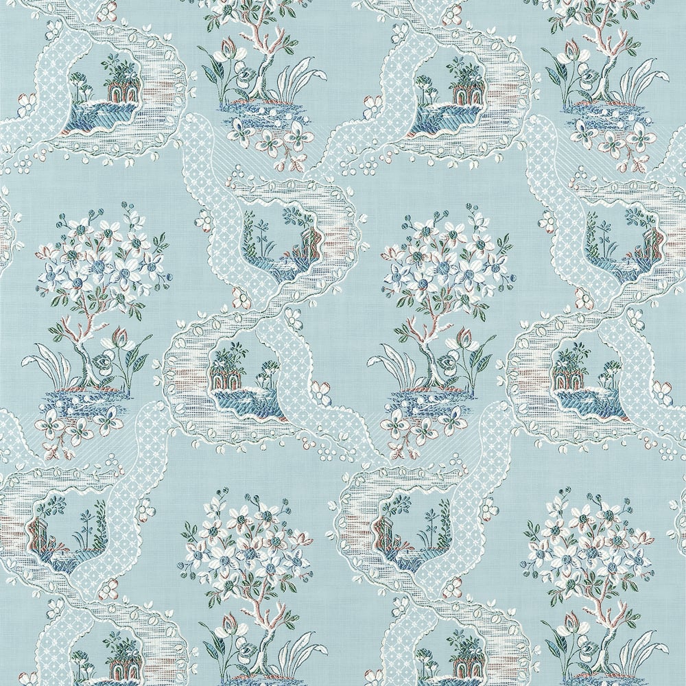 Anna French AT16156 Blue Wallpaper - BELVEDERE