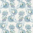 Anna French AT16157 Blue and Plum Wallpaper - BELVEDERE