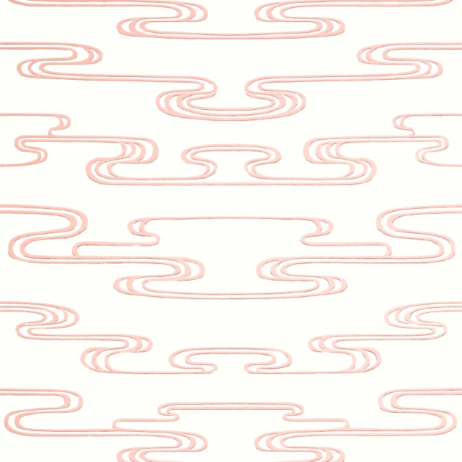 Anna French AT23154 CLOUDWATER Blush Wallpaper