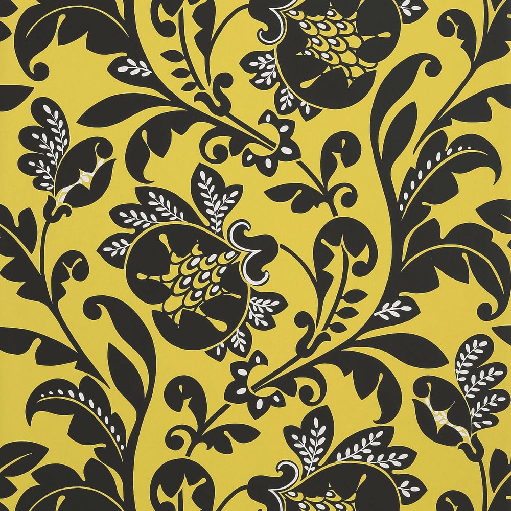 Anna French AT34127 LIVORETTE Citron Yellow Wallpaper