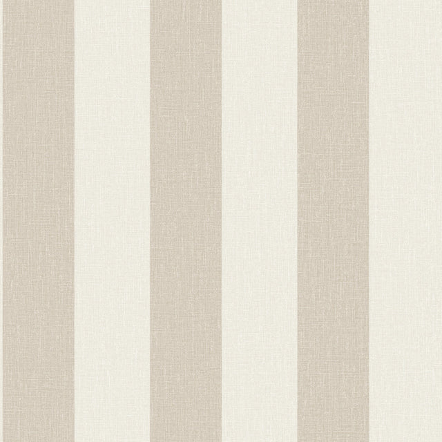 Galerie Atmosphere Regular stripes Beige Wallpaper AT4005