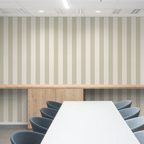 Galerie Atmosphere Regular stripes Green Wallpaper AT4032