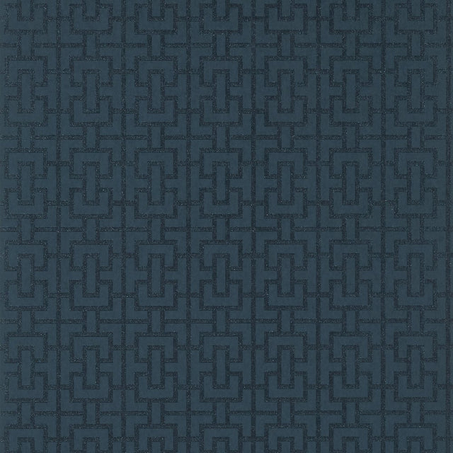 Anna French BRIDLE AT79122 in Navy Wallpaper - SMALL SCALE