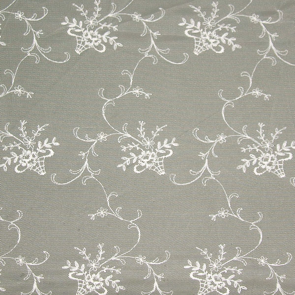 Scalamandre AU 00016087 IVORY BRIGITTE SHEER Fabric