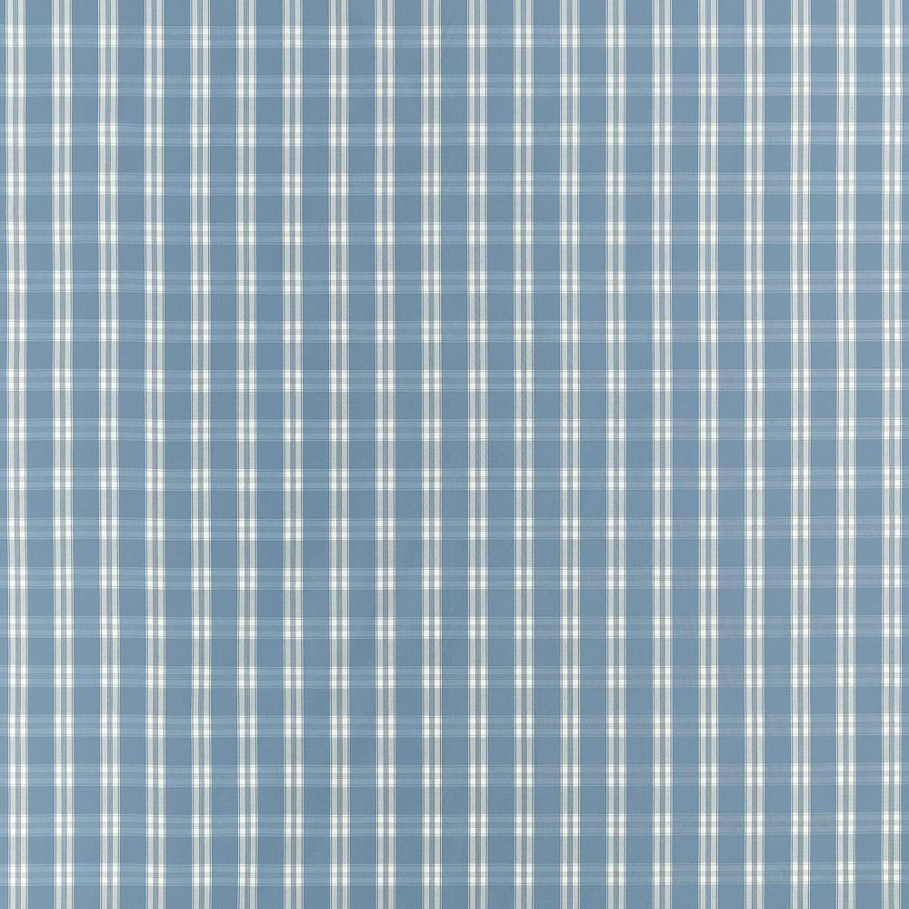 Anna French PAYTON CHECK AW10708 in Blue Fabric - CLERMONT F