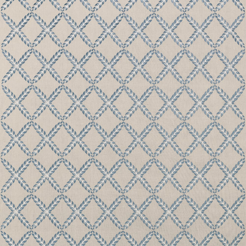Anna French HALIFAX EMBROIDERY AW10745 in Mineral Fabric - C