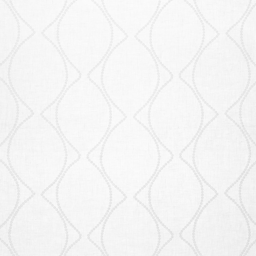 Anna French AW9113 SYON EMBROIDERY White Fabric