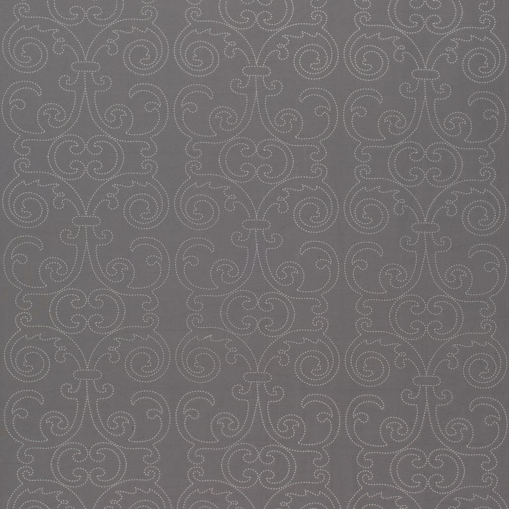 Anna French AW9124 BARCELONA EMBROIDERY Grey Fabric