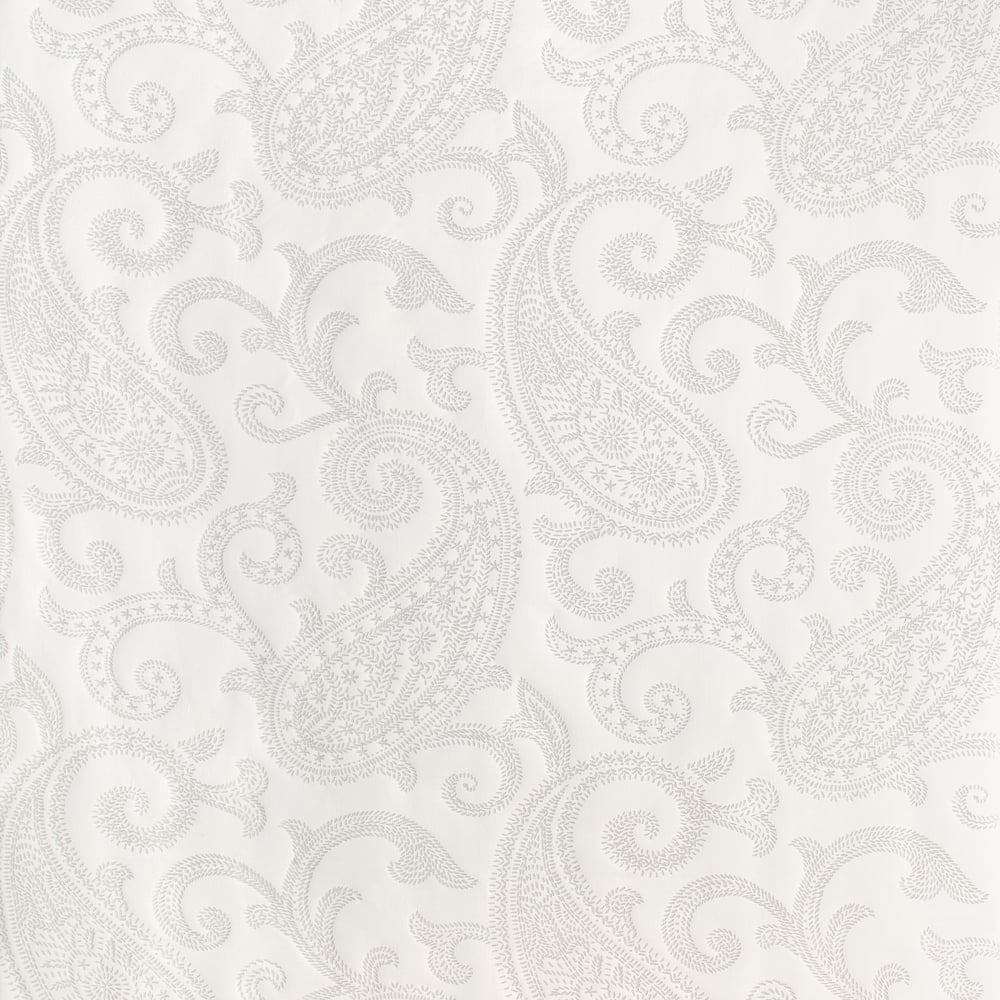 Anna French AW9131 BRADFORD PAISLEY White Fabric